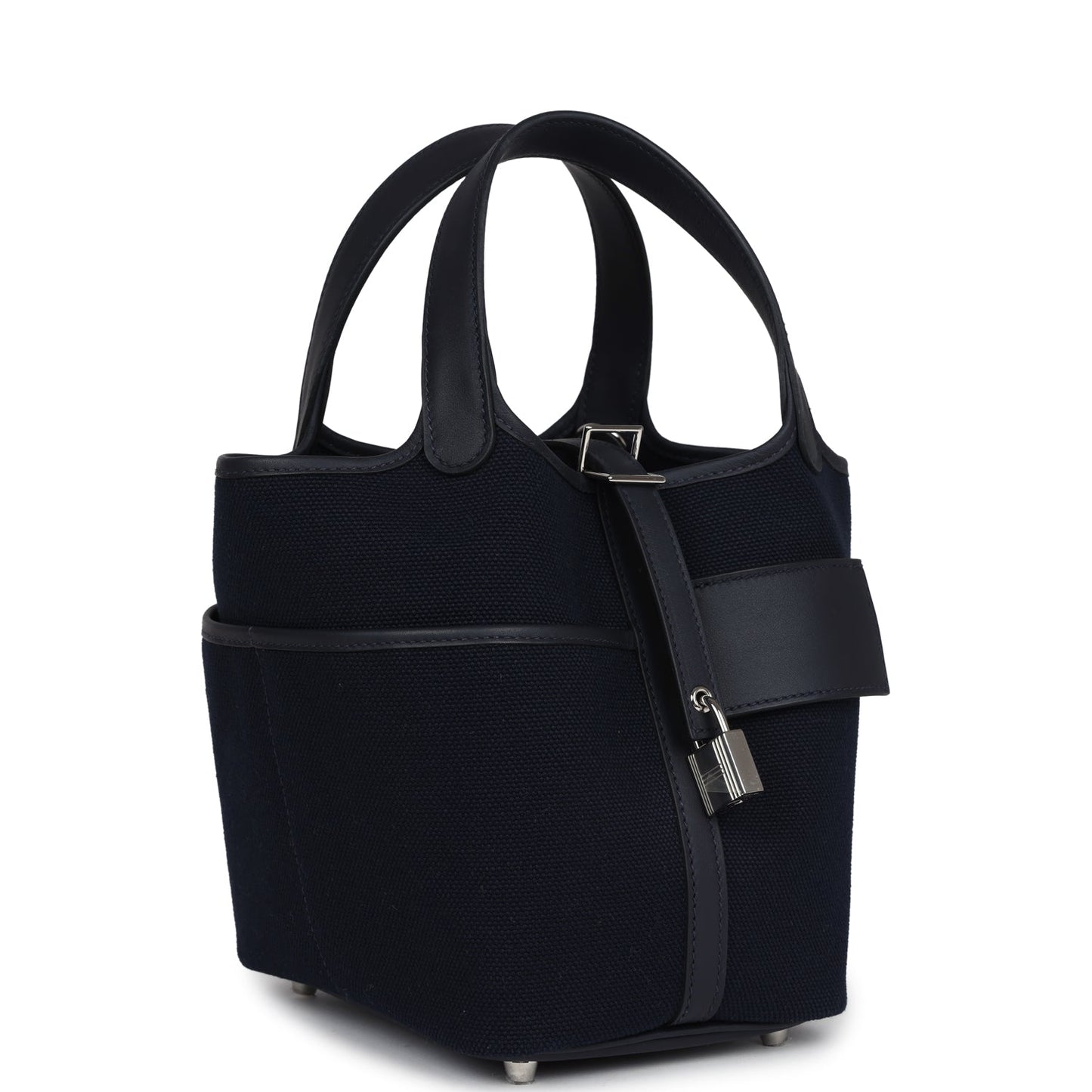 Hermes Picotin Cargo 18 Caban Swift and Black Toile Canvas Palladium Hardware - Bob Flawless Skincare 