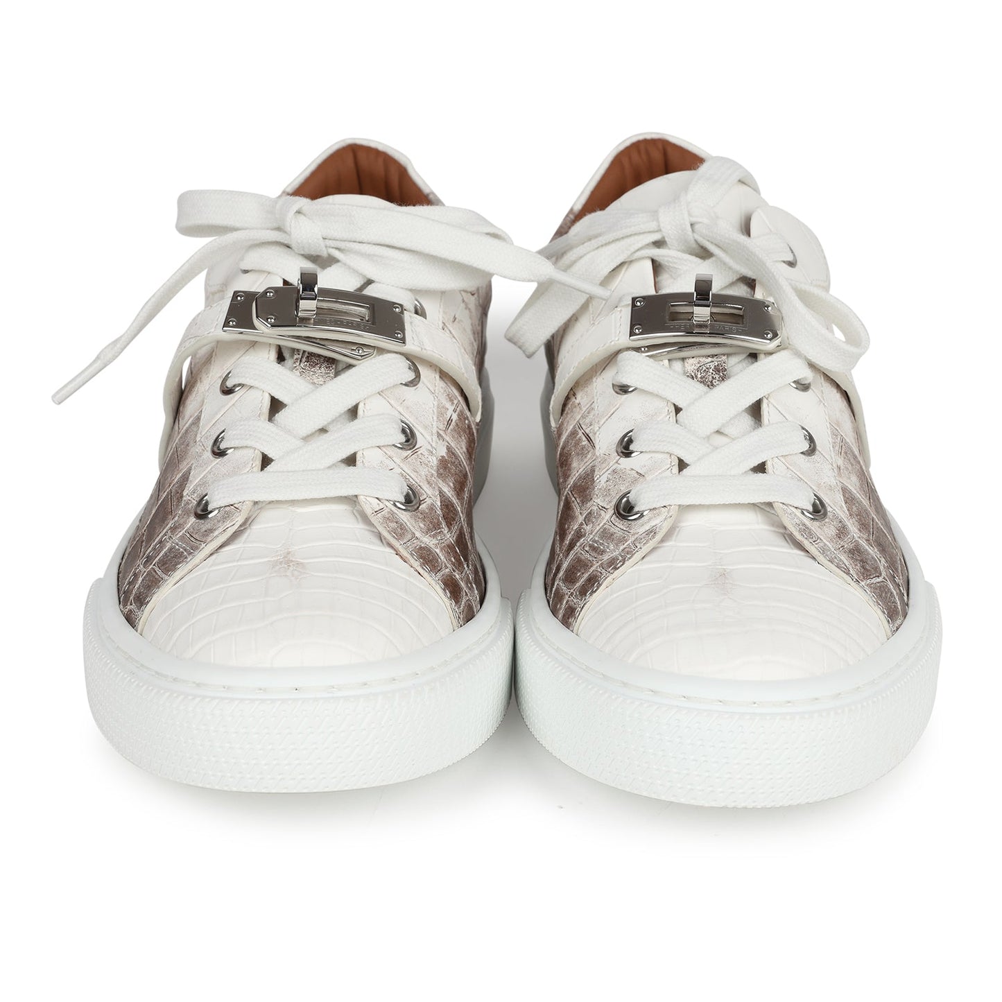 Hermes Day Sneaker Himalaya Niloticus Crocodile 37 EU