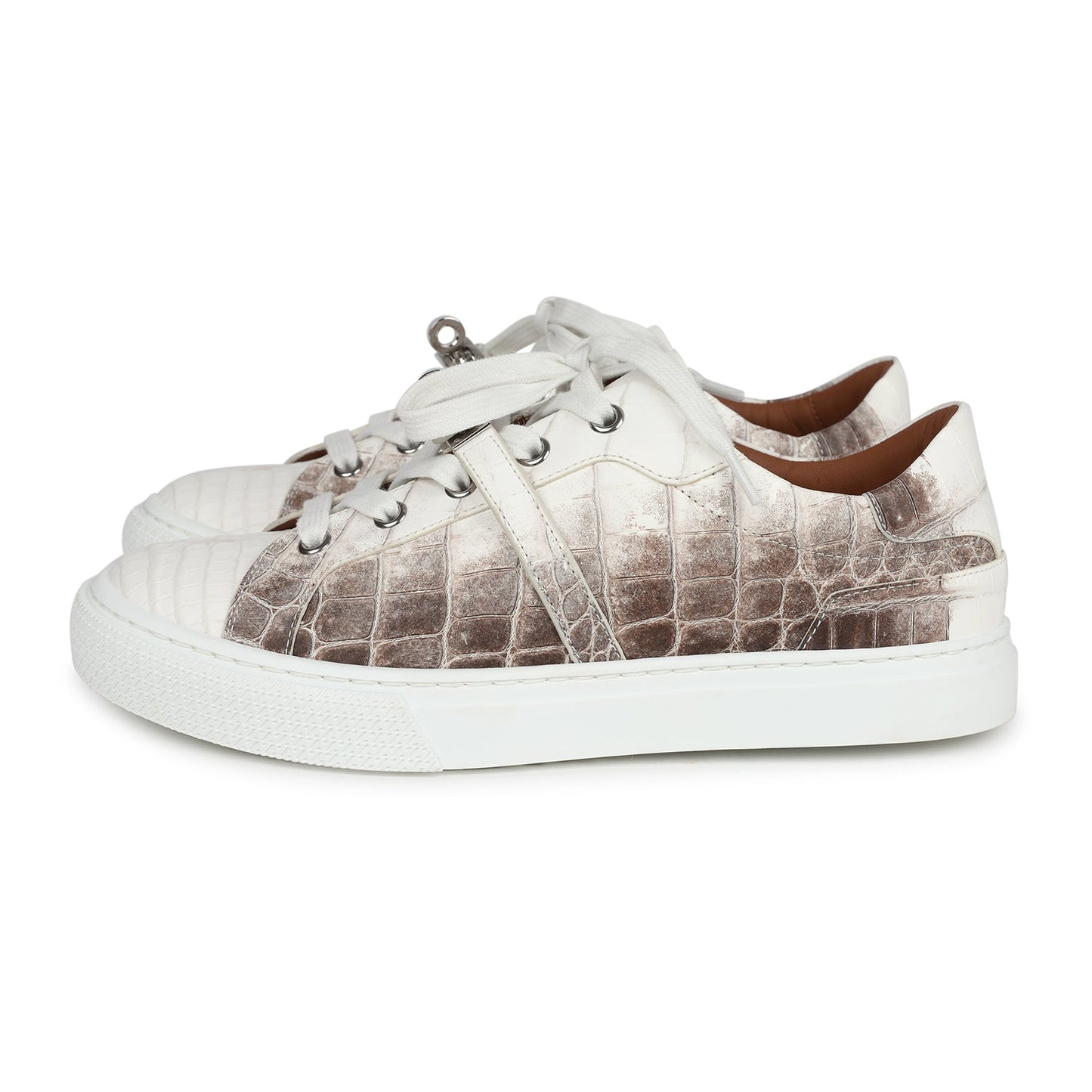 Hermes Day Sneaker Himalaya Niloticus Crocodile 37 EU