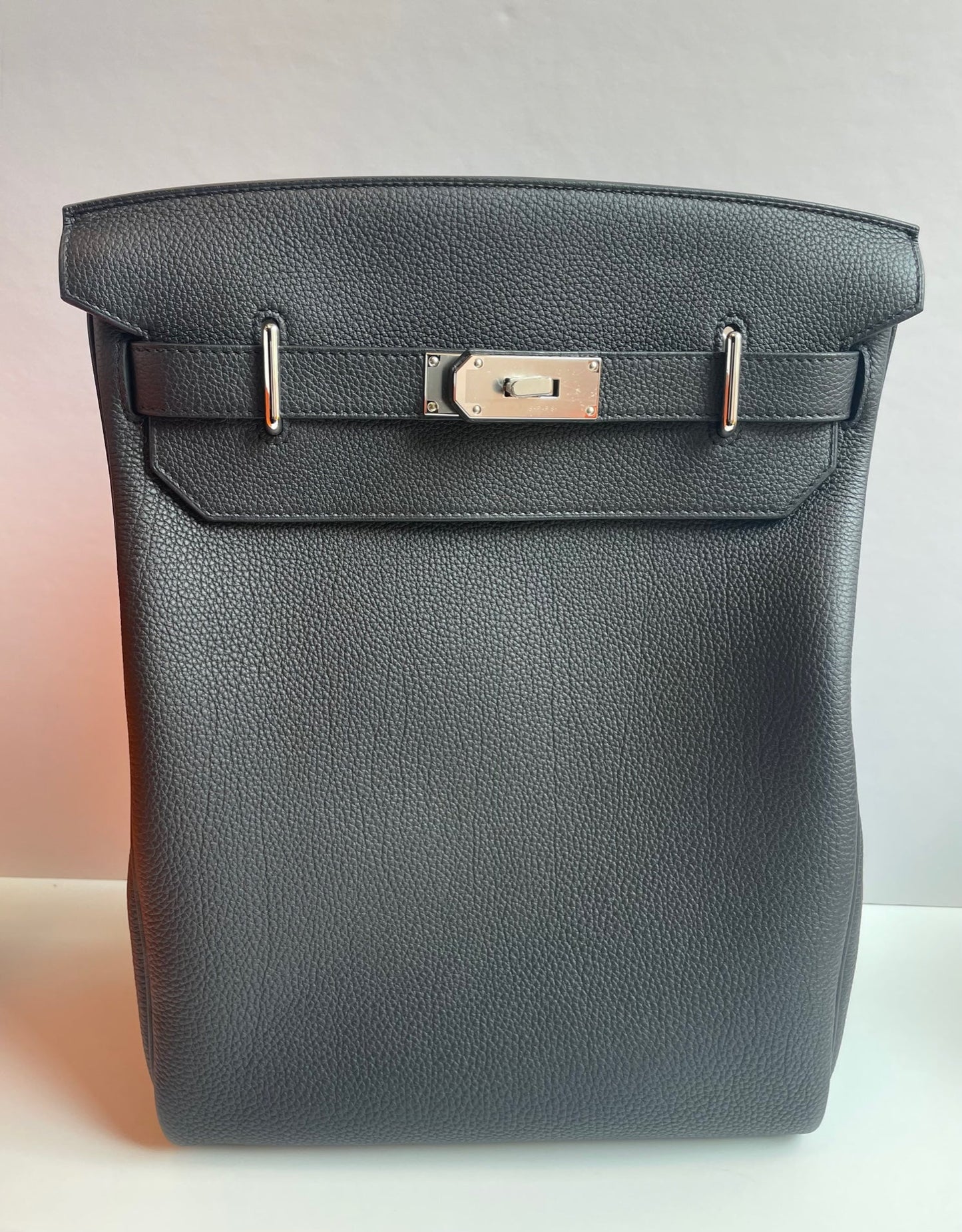 Hermes HAC A Dos GM Backpack Black Togo Palladium Hardware