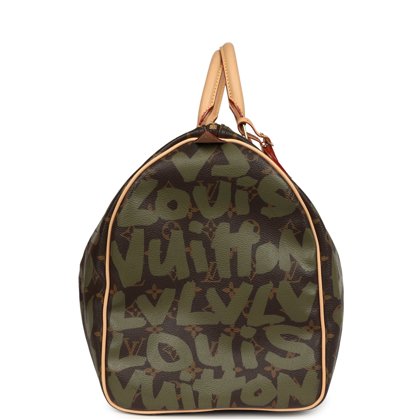 Vintage Louis Vuitton x Stephen Sprouse Keepall 50 Khaki Graffiti Gold Hardware