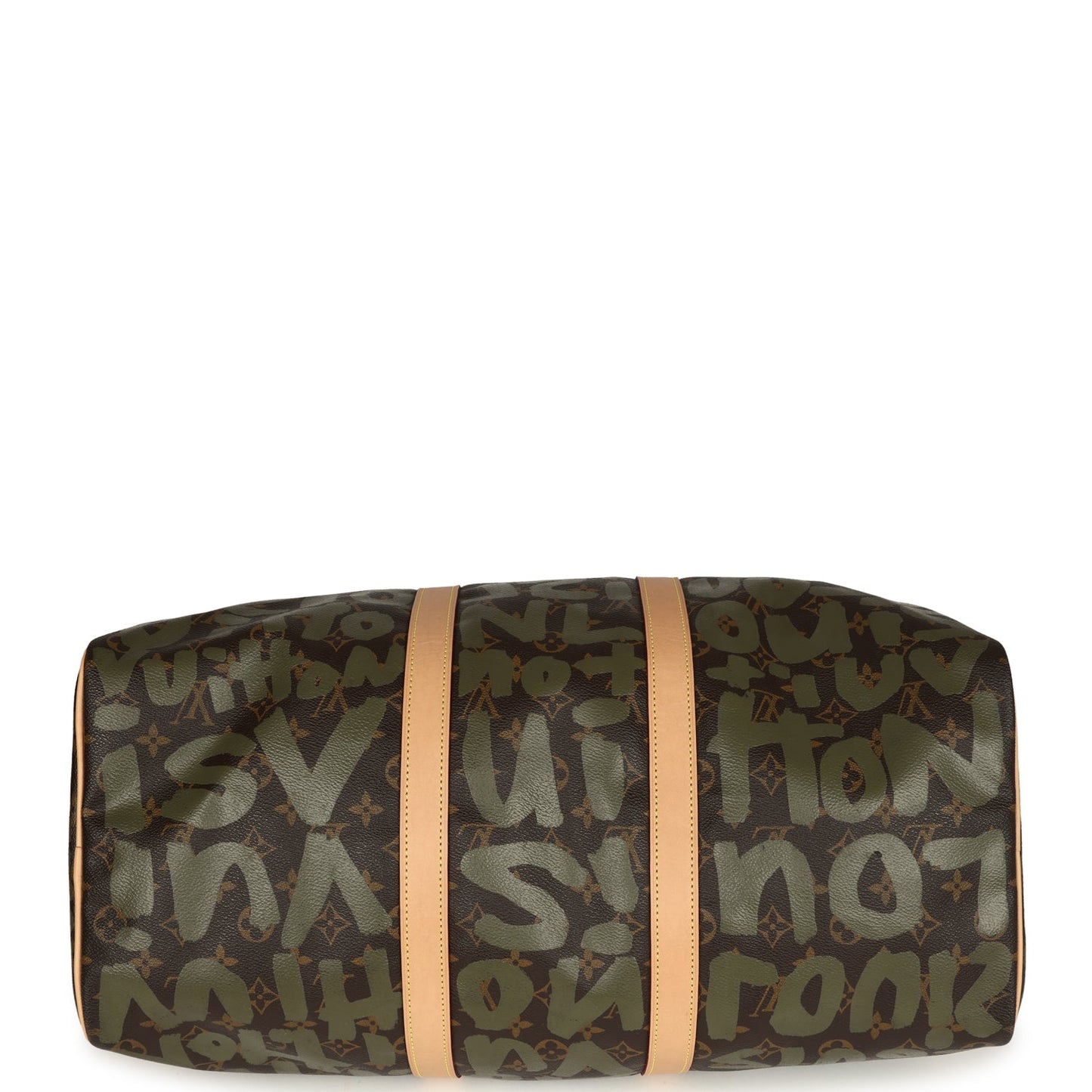 Vintage Louis Vuitton x Stephen Sprouse Keepall 50 Khaki Graffiti Gold Hardware