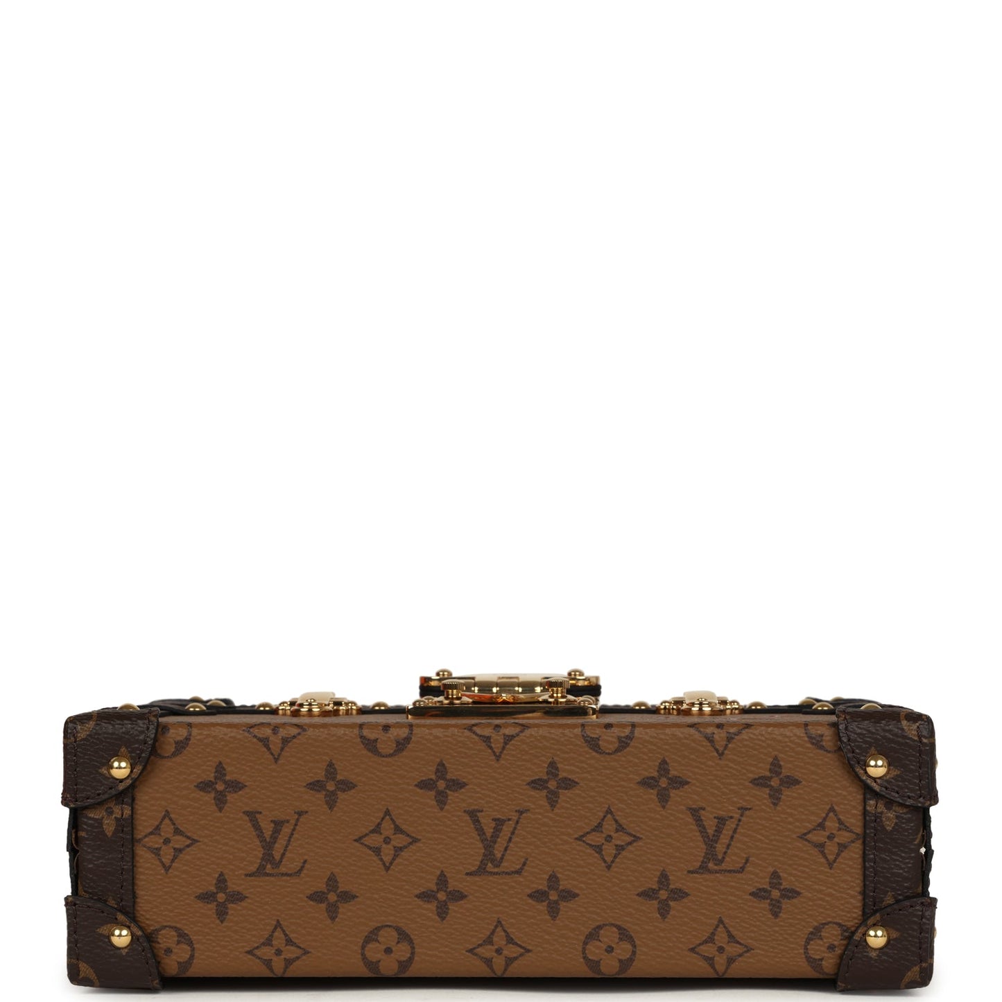 Louis Vuitton Petite Malle Reverse Monogram Canvas Gold Hardware