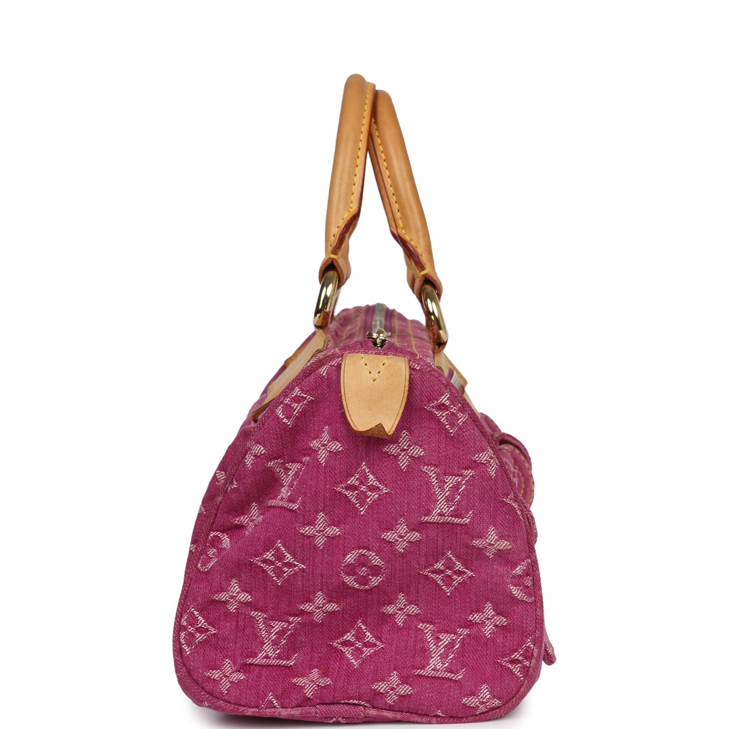 Vintage Louis Vuitton Neo Speedy Pink Denim Monogram Gold Hardware - Bob Flawless Skincare 