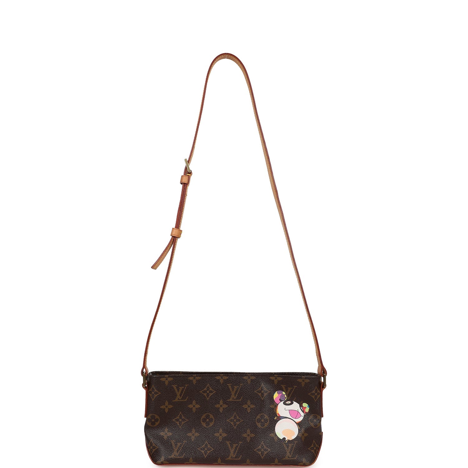 Vintage Louis Vuitton X Takashi Murakami Panda Troutter Brown Monogram Gold Hardware - Bob Flawless Skincare 