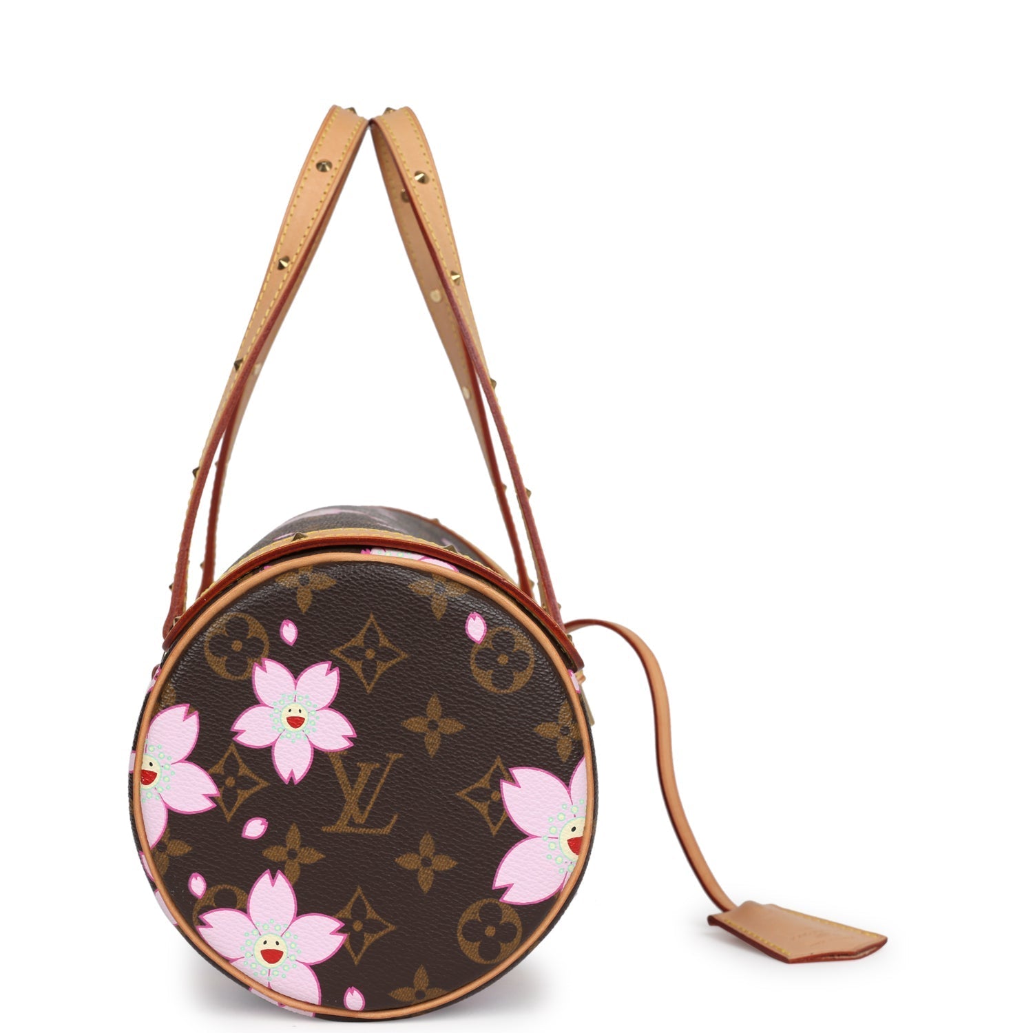 Vintage Louis Vuitton X Takashi Murakami Papillon Monogram Cherry Blossom Gold Hardware - Bob Flawless Skincare 