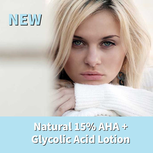 Natural 15% AHA + Glycolic Acid Lotion