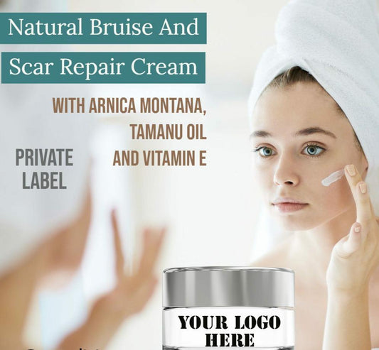 Natural Bruise And Scar Repair Cream With Arnica Montana + Tamanu Oil + Vitamin E