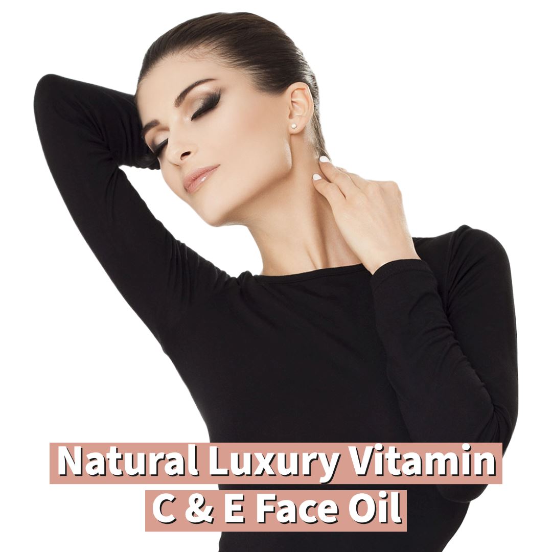 Natural Luxury Vitamin C & E Face Oil - Top Social Media Sellers