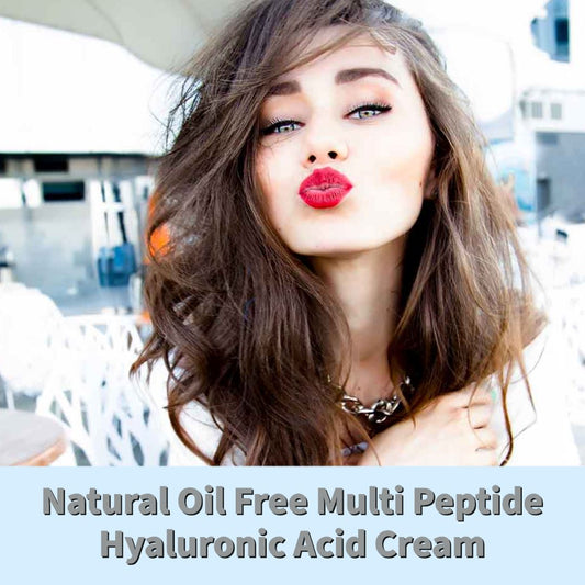 Natural Oil Free Multi Peptide Hyaluronic Acid Cream