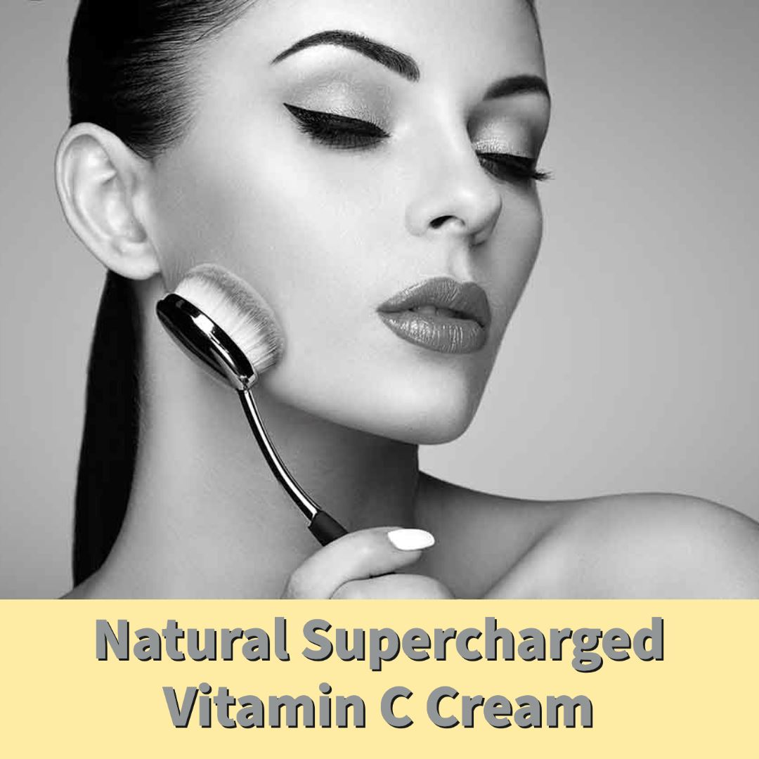 Natural Supercharged Vitamin C Cream With Rosehip Oil + Evening Primrose Oil