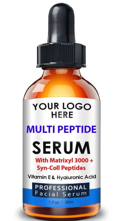 NATURAL MULTI PEPTIDES SERUM WITH MATRIXYL 3000 + SYN-COLL + HYALURONIC ACID